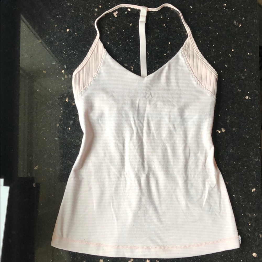 Lululemon baby pink athletic top